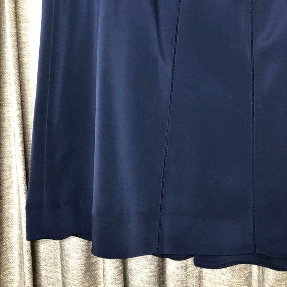Tory Burch Navy Alton Skirt Size 12